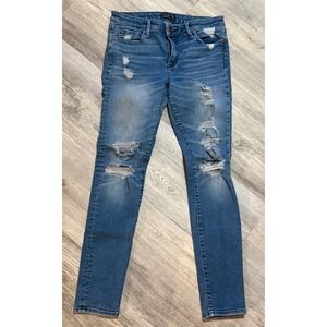 Abercrombie Fitch Harper Super Skinny Jeans Medium Wash Women‎ Size